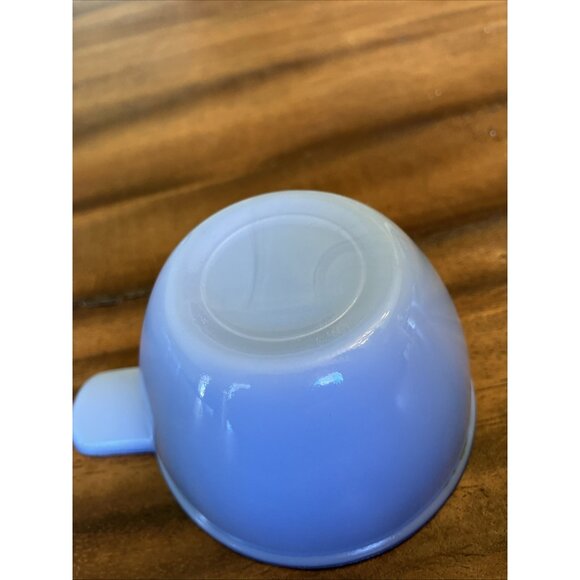 Vintage Delphite Blue Milk Glass 1/2 Cup Measuring Tab Handle - Picture 6 of 8